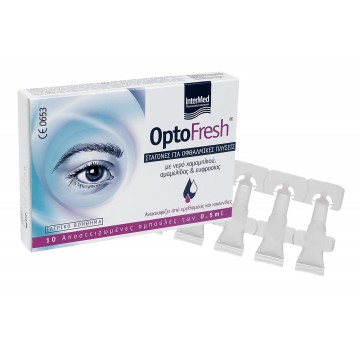 Optofresh Οφθαλμικές σταγόνες 10χ0.5ml Οφθαλμικες Σταγονες & Μαντηλακια Optofresh Οφθαλμικές σταγόνες 10χ0.5ml Οφθαλμικες Σταγονες & Μαντηλακια